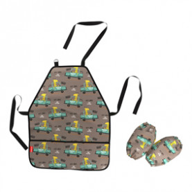 Фартук с нарукавниками Traveling Giraffe, ErichKrause® 