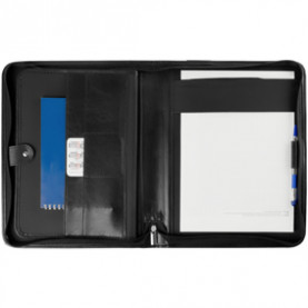 Папка деловая "Palada" имп. кожзам., на молнии, блокнот, OfficeSpace