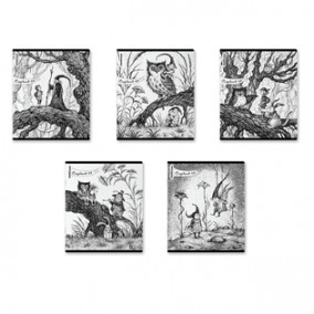 Тетрадь 48л клетка Монохромная история, EK