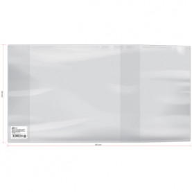 Обложка 243х455мм, д/раб.тетр и прописей Горецкого, 120мкм,  карман-полоска