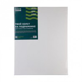 Холст на подрам. 40*50 см 100%, хлопок, 280 г/м2, мелкое зерно, Стихия