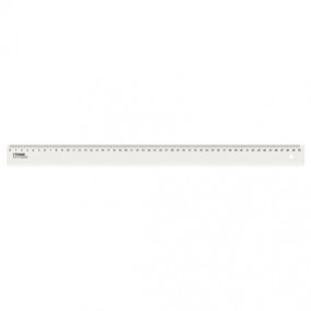 Линейка 50 см. бесцветная, прозр.