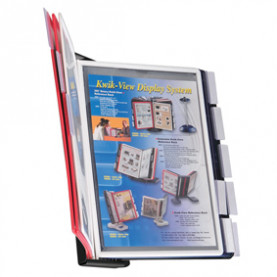 Демосистема настольная/настенная с 10 панелями, металл, черный, Brauberg