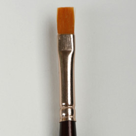Кисть синтетика плоская № 3 Декола 7мм