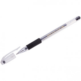 Ручка гелевая 0,5мм "Hi-Jell Grip" грип, Crown