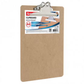 Планшет с зажимом А4 "Eco" с прижимом бабочка, МДФ, Brauberg