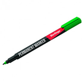 Маркер перманент. "Multiline PE100" пулевидный 1мм ассорти Berlingo