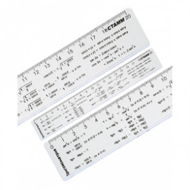 Линейка 20см.справ.(тригонометрия)