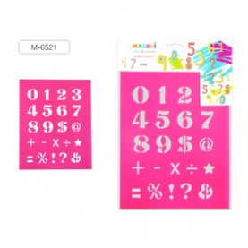 Трафарет "Цифры", 20х25 см