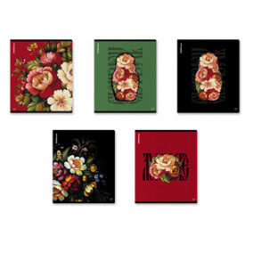 Тетрадь 48л клетка Folk Motives, EK