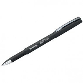 Ручка гелевая 0,5 мм, Silk touch, грип, ассорти, Berlingo