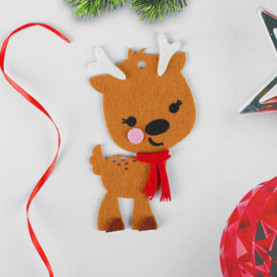 Набор д/творчества "Ёлочное украшение из фетра", ассорти