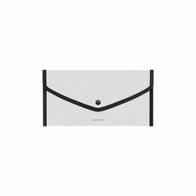 Конверт на кнопке Travel 26*14см, Diamond Total, обшитая, ассорти, ЕК