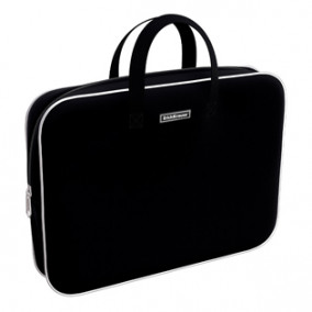 Папка с ручками A4+ на молнии Black, ткань, ErichKrause® 