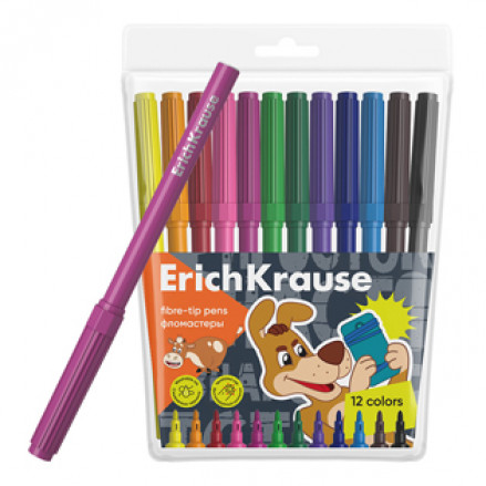 Фломастеры 12цв. Простоквашино, ЕК