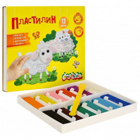 Пластилин Каляка-Маляка 12цв.180гр.