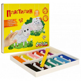Пластилин Каляка-Маляка 12цв.180гр.