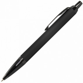 Ручка шариковая Parker IM Achromatic Black BT, корп. черный матовый, нержавеющ. сталь, синяя
