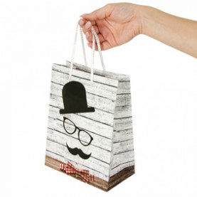 Пакет ламинат вертик. "Джентльмен" 17,8x9,8x22,9 см