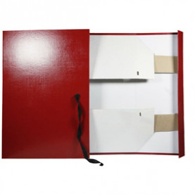 Короб архивный А3, с завязками, БВ, 70мм, ассорти, клапан МГК, до 500л. OfficeSpace