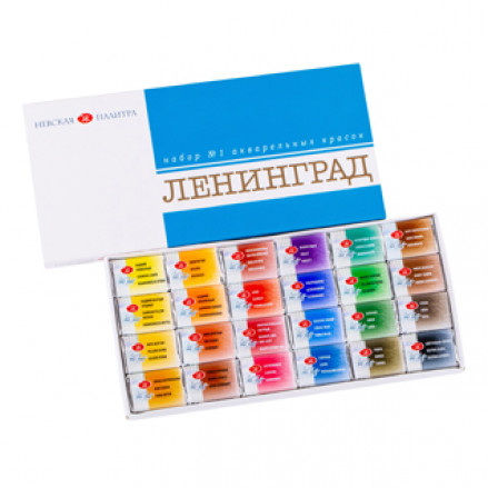 Акварель худ."Ленинград" 24цв.
