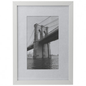 Фоторамка пластик Image Art 500 10х15 со стеклом белая