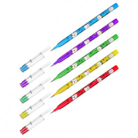 Карандаш сегментный "День кота", с ластиком, ассорти, ArtSpace 