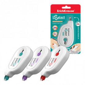 Корректирующая лента "USelect", 5мм*8м, с поворотным аппликатором, ЕК