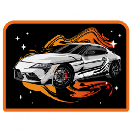 Папка д/тетрадей А5 1 отд. "Sports coupe", пластик, на молнии, ArtSpace