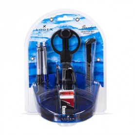 Набор настольный "LOREX BASIS", 10 предметов, синий, TWN