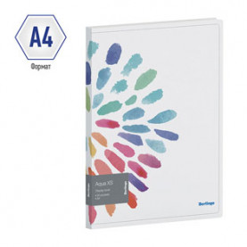 Папка на 20 файлов "Aqua XS", 17мм, 600мкм, с внутр. карманом, Berlingo