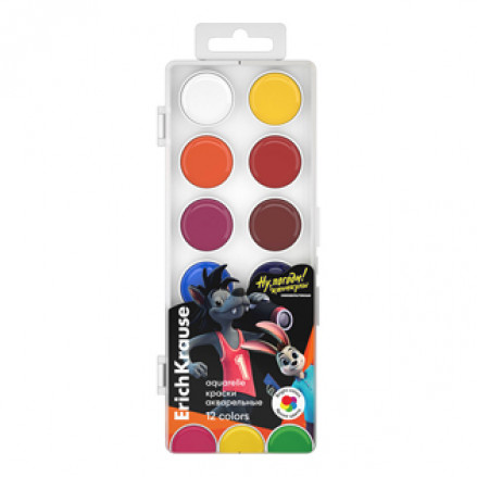 Акварель Ну, погоди! Каникулы, 12цв., ЕК