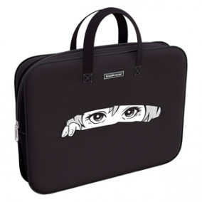 Папка с ручками A4+ на молнии Watching You, ткань, ErichKrause® 