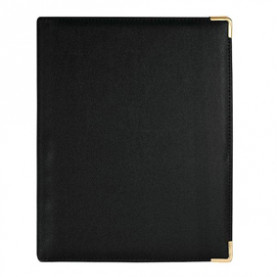 Папка А4 кожзам, черный