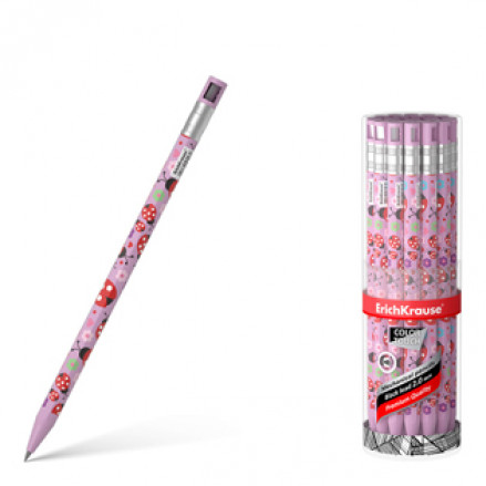 Карандаш механический 2мм, Ladybug , ColorTouch, с точилкой, EK