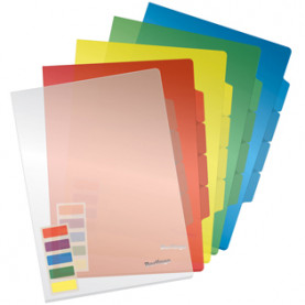 Папка-уголок 3отд. А4 150мкм, ассорти