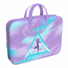 Папка с ручками A4+ на молнии Meditation, ткань, ErichKrause® 