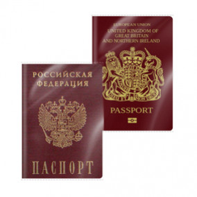 Обложка для паспорта Glossy Clear, ЕК