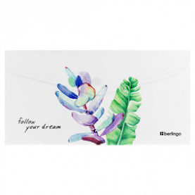 Конверт на кнопке Travel 25,5*13см, "Eco", Berlingo 