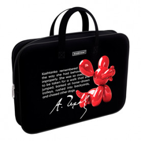 Папка с ручками A4+ на молнии Balloon Dog, ткань, ErichKrause® 