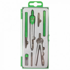 Готовальня 7 предм. "Klasse", BRAUBERG 