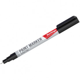 Маркер-краска "Uniline PA100", черная, 1мм, нитро-основа, Berlingo