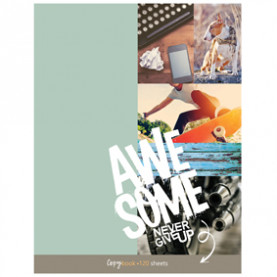 Тетрадь на кольцах А5 120л. "Сool boys", глянцевая ламинация, BG