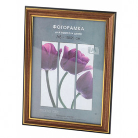 Фоторамка пластик Interior Office 30х40 (А4) 280/1  Латунь,