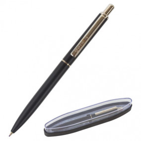 Ручка шариковая 0,5мм, "Larghetto" корпус черный с хромом., Brauberg