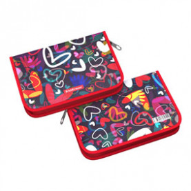 Пенал-книжка "Butterfly" 135x205x30мм, пластик, ErichKrause® 