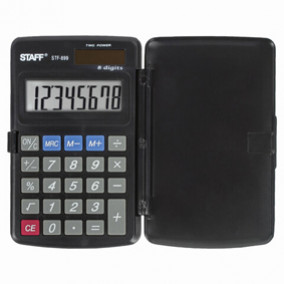 Калькулятор карманный Staff STF-899 (117Х74мм) 8 разр.