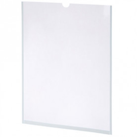 Карман информационный самоклеящийся, А4 вертикальный, ПЭТ, 0,3мм, STAFF