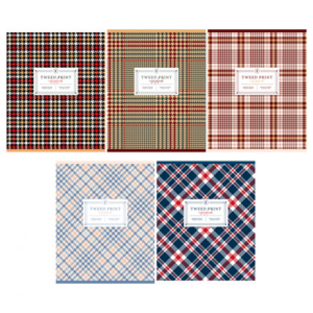 Тетрадь 96л А5 линия, "Паттерн", BG