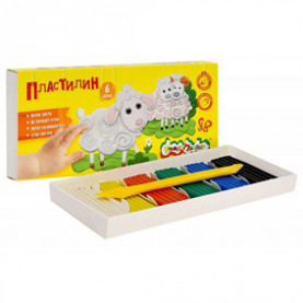 Пластилин Каляка-Маляка 6цв.90гр.